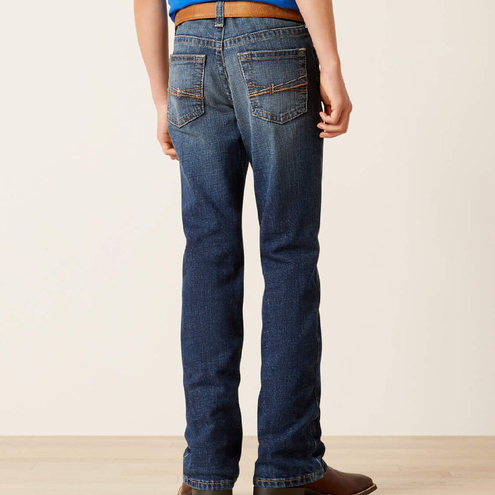 Ariat Boy's B4 Relaxed Dennis Boot Cut Jean - FINAL SALE KIDS - Boys - Clothing - Jeans Ariat Clothing   