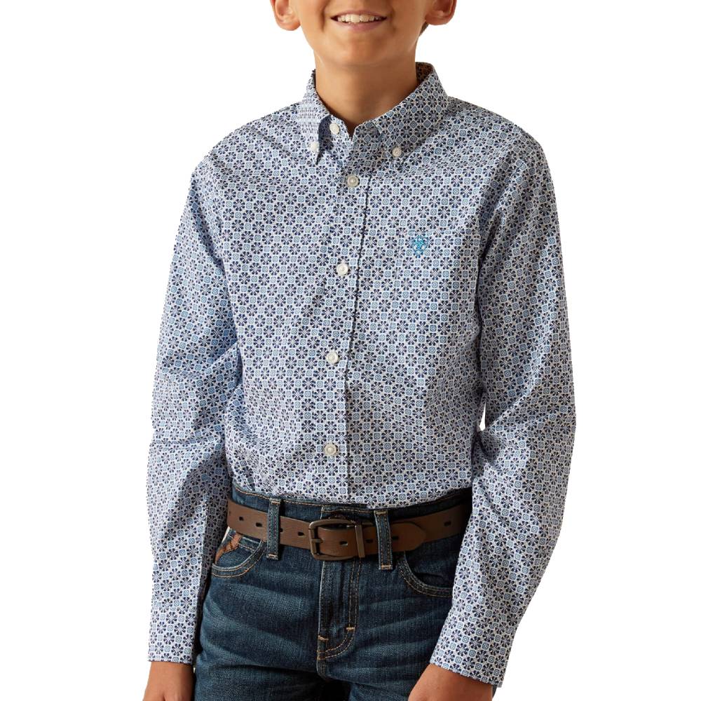 Ariat Boy's Perry Classic Fit Shirt KIDS - Boys - Clothing - Shirts - Long Sleeve Shirts Ariat Clothing   