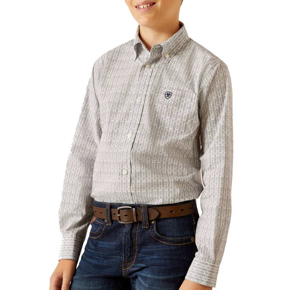 Ariat Boy's Reign Classic Fit Shirt KIDS - Boys - Clothing - Shirts - Long Sleeve Shirts Ariat Clothing   