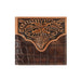 Ariat Floral Croc Bi-Fold Wallet MEN - Accessories - Wallets & Money Clips M&F Western Products   