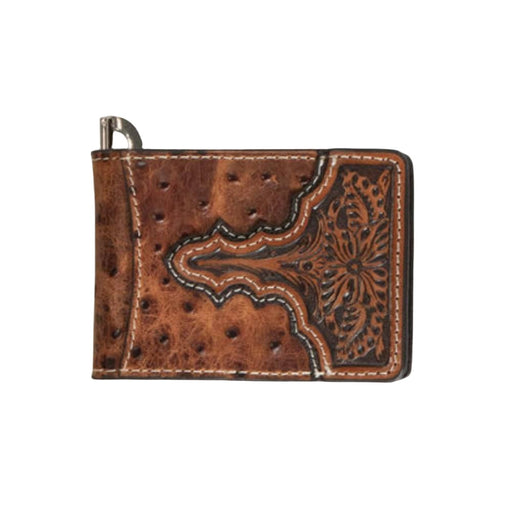 Ariat Ostrich Clip Wallet MEN - Accessories - Wallets & Money Clips M&F Western Products   