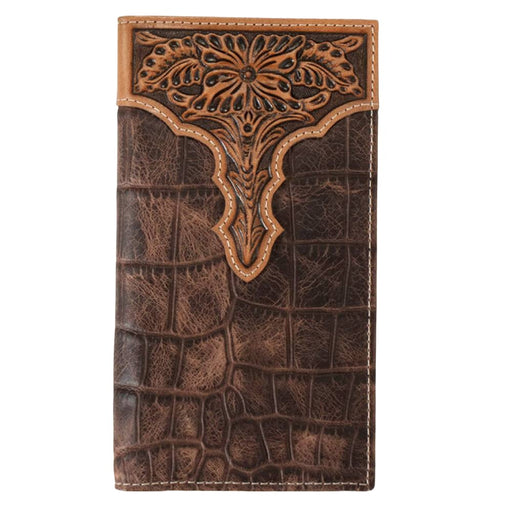 Ariat Croc Rodeo Wallet MEN - Accessories - Wallets & Money Clips M&F Western Products   