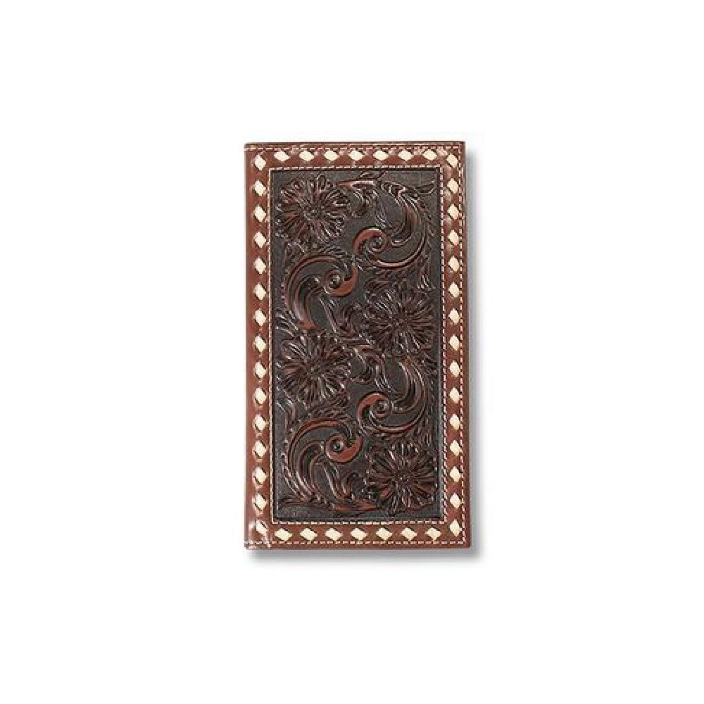 Ariat Rodeo Floral Embossed Wallet MEN - Accessories - Wallets & Money Clips M&F Western Products   