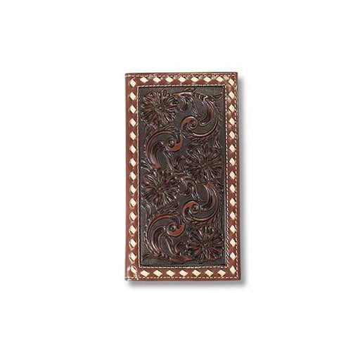 Ariat Rodeo Floral Embossed Wallet MEN - Accessories - Wallets & Money Clips M&F Western Products   