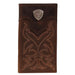 Ariat Shield Boot Stitch Rodeo Wallet - Dark Brown MEN - Accessories - Wallets & Money Clips M&F Western Products   