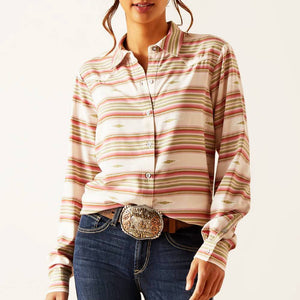Ariat Women's Crowheart Shirt WOMEN - Clothing - Tops - Long Sleeved Ariat Clothing   