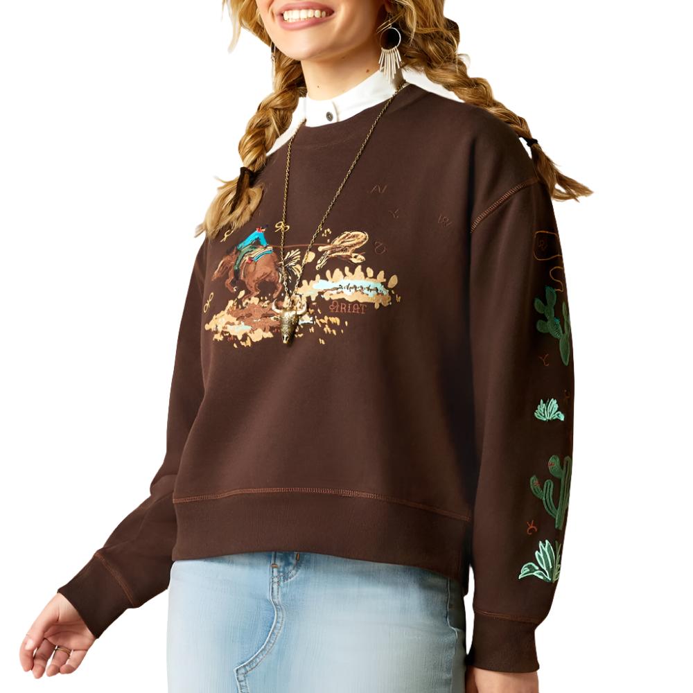 Ariat Women's Riata Sweatshirt WOMEN - Clothing - Sweaters & Cardigans Ariat Clothing   