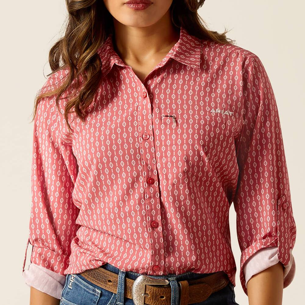 Ariat Women's VentTek Stretch Shirt - Lyla Geo WOMEN - Clothing - Tops - Long Sleeved Ariat Clothing   