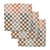 Autumn Checkers Dishcloth Set - 3 Pack HOME & GIFTS - Tabletop + Kitchen - Kitchen Decor Geometry   