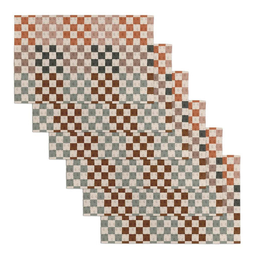"Autumn Checkers" Not Paper Towel HOME & GIFTS - Tabletop + Kitchen - Kitchen Decor Geometry   