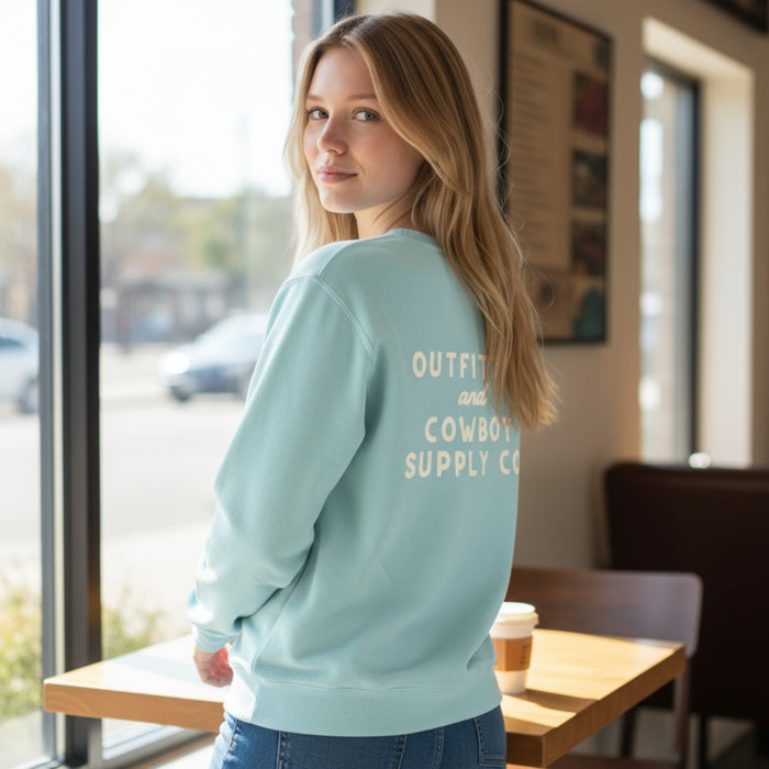 Teskey's Outfitter And Cowboy Supply Co Crewneck Sweatshirt