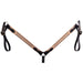 Teskey's Chocolate Buck Stitched Breast Collar Tack - Breast Collars Teskey's