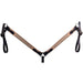 Teskey's Turquoise Buck Stitched Chocolate Breast Collar Tack - Breast Collars Teskey's