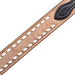 Teskey's White Buck Stitched Chocolate Breast Collar Tack - Breast Collars Teskey's