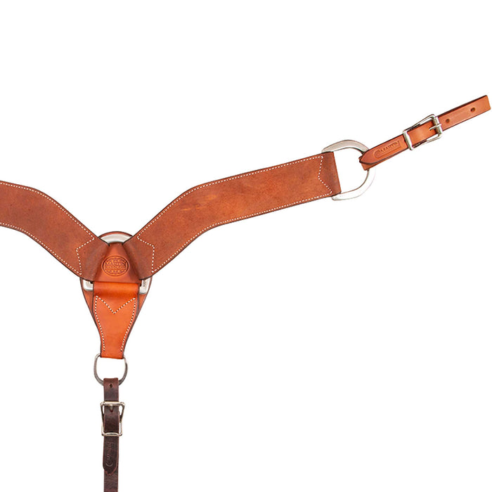 Martin Saddlery 2-3/4" Chestnut Roughout Breast Collar