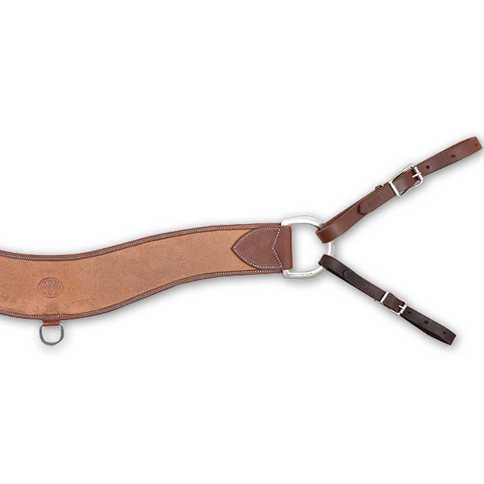 Martin Saddlery 4" Wrapped Roughout Breast Collar