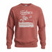 Teskey's Bronco Fleece Crew Sweatshirt - Red TESKEY'S GEAR - Sweatshirts & Hoodies Teskey's