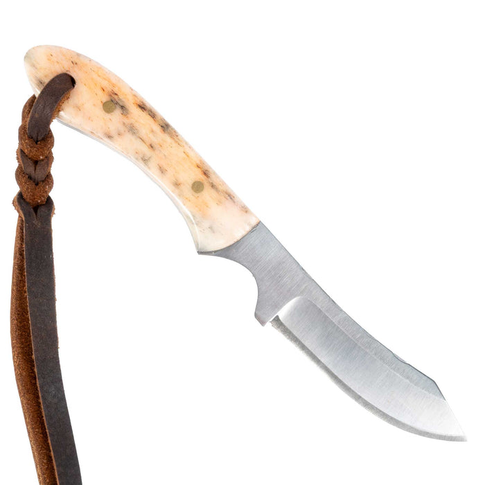 Justin Wiley Carbon Steel Knife with White Bone Handle