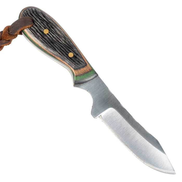 Justin Wiley Carbon Steel Wood Handled Skinner Knife