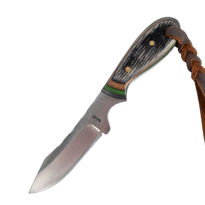 Justin Wiley Carbon Steel Wood Handled Skinner Knife