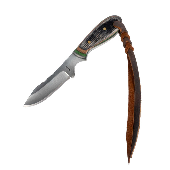 Justin Wiley Carbon Steel Wood Handled Skinner Knife