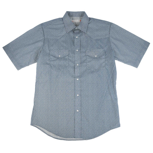 Stetson Men's Western Floral Wallpaper Stripe Snap Shirt MEN - Clothing - Shirts - Long Sleeve Roper Apparel & Footwear