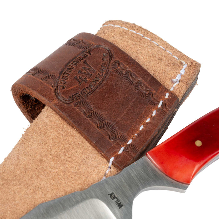 Justin Wiley Red Bone Carbon Steel Bull Knife