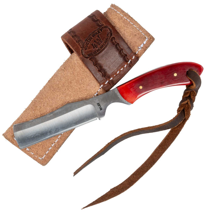 Justin Wiley Red Bone Carbon Steel Bull Knife