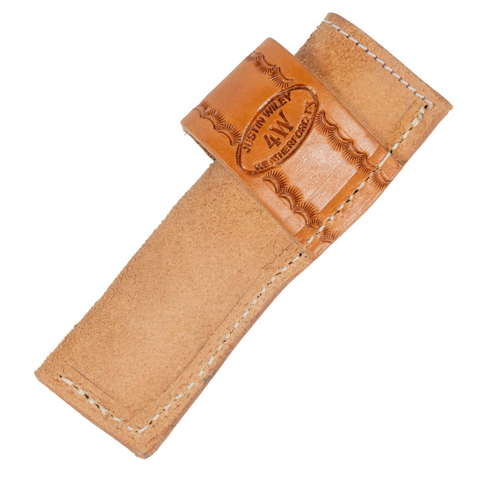 JUSTIN WILEY CUSTOM CARBON STEEL W/ LEATHER SHEATH