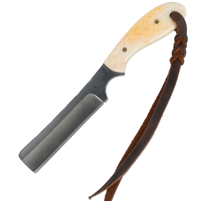 JUSTIN WILEY CUSTOM CARBON STEEL W/ LEATHER SHEATH