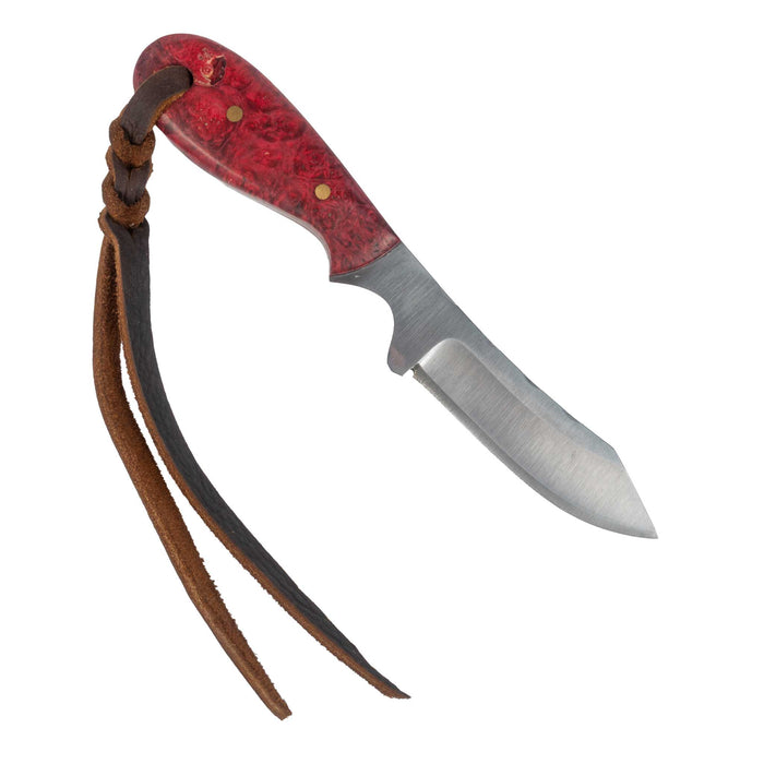 Justin Wiley Carbon Steel Red Handle Skinner Knife