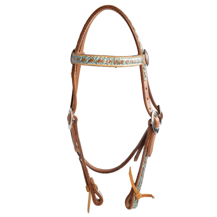 Teskey's Western Print Pony Headstall