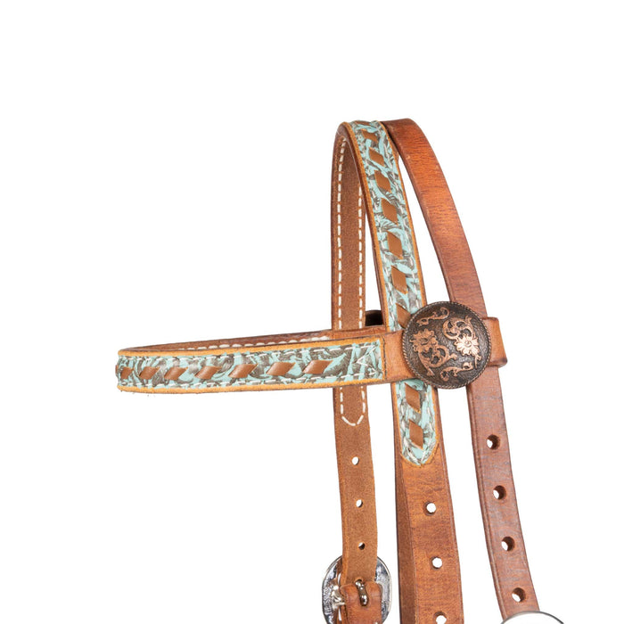 Teskey's Western Print Pony Headstall