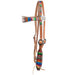 Teskey's Serape Browband Headstall w/Colored Buckstitch Tack - Headstalls Teskey's