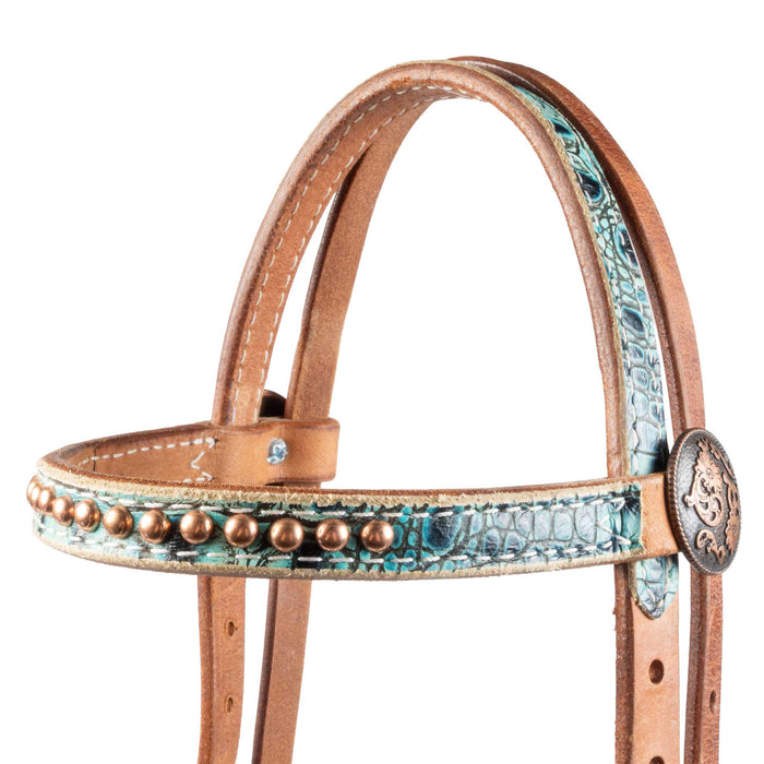 Teskey's Gator Browband Pony Headstall
