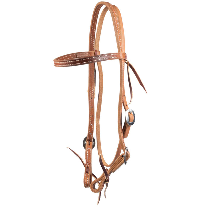 Teskey's Light Oil Doubled Leather Browband Headstall