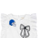 Hayden Girl's Blue Helmet Bow Patched Ruffle Tank Top KIDS - Girls - Clothing - Tops - Sleeveless Tops Hayden Los Angeles