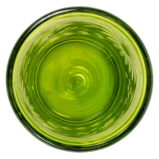 Crystal Juice Glass - Green HOME & GIFTS - Tabletop + Kitchen - Drinkware + Glassware Rose Ann Hall Designs