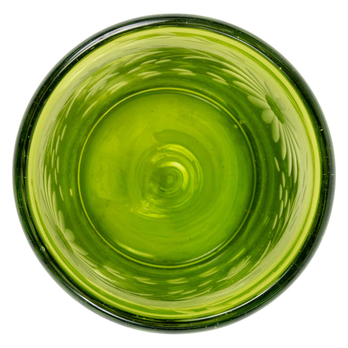 Crystal Juice Glass - Green
