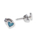 Mini Turquoise Heart Stud Earrings WOMEN - Accessories - Jewelry - Earrings Sunwest Silver