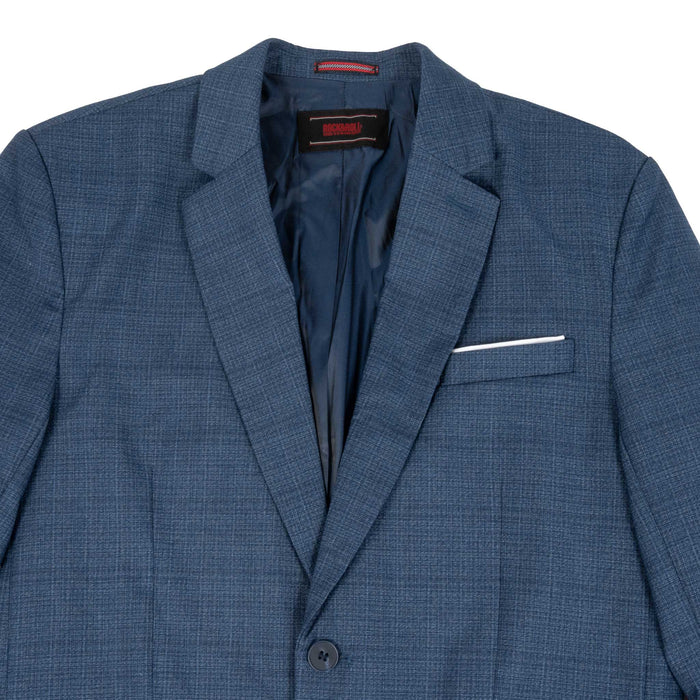 Rock & Roll Denim Men's Woven Blue Plaid Sport Coat