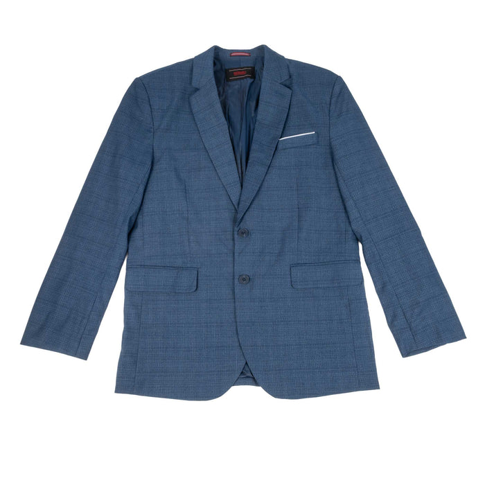 Rock & Roll Denim Men's Woven Blue Plaid Sport Coat