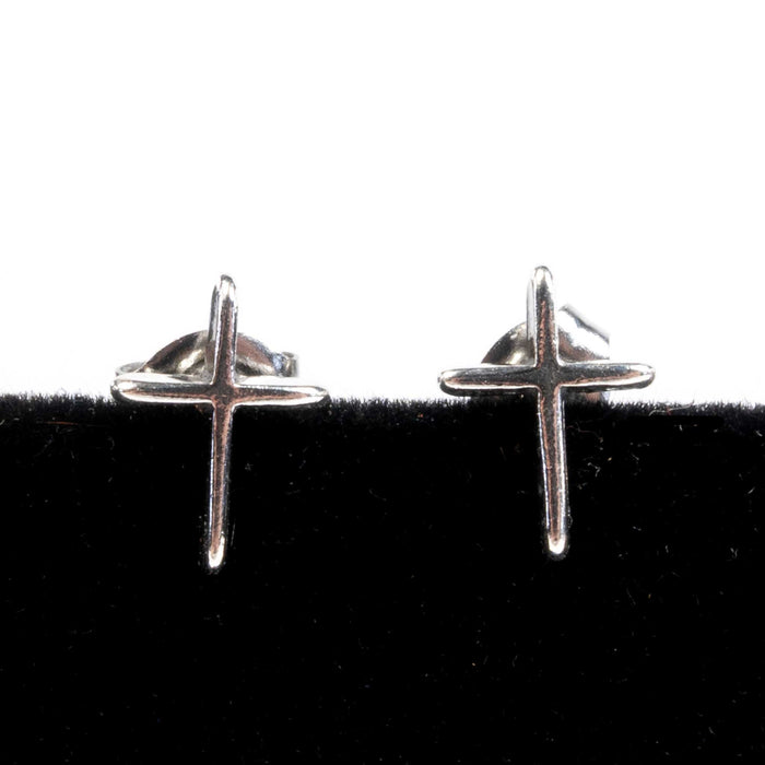 Mini Cross Earrings