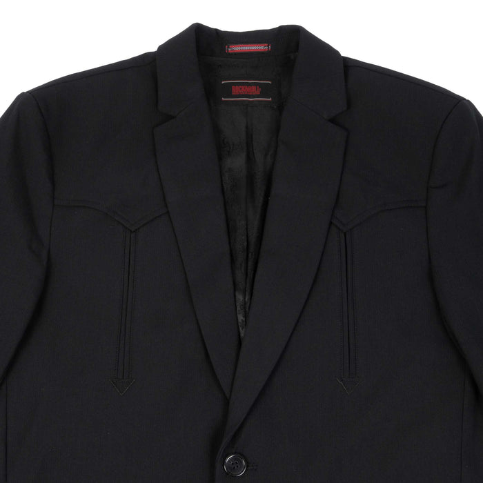 Rock & Roll Denim Men's Black Western Sport Coat