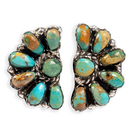 Rosette Half Cluster Royston Earring WOMEN - Accessories - Jewelry - Earrings Al Zuni