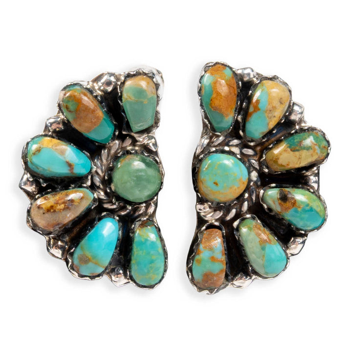 Rosette Half Cluster Royston Earring WOMEN - Accessories - Jewelry - Earrings Al Zuni