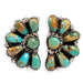 Rosette Half Cluster Royston Earring WOMEN - Accessories - Jewelry - Earrings Al Zuni