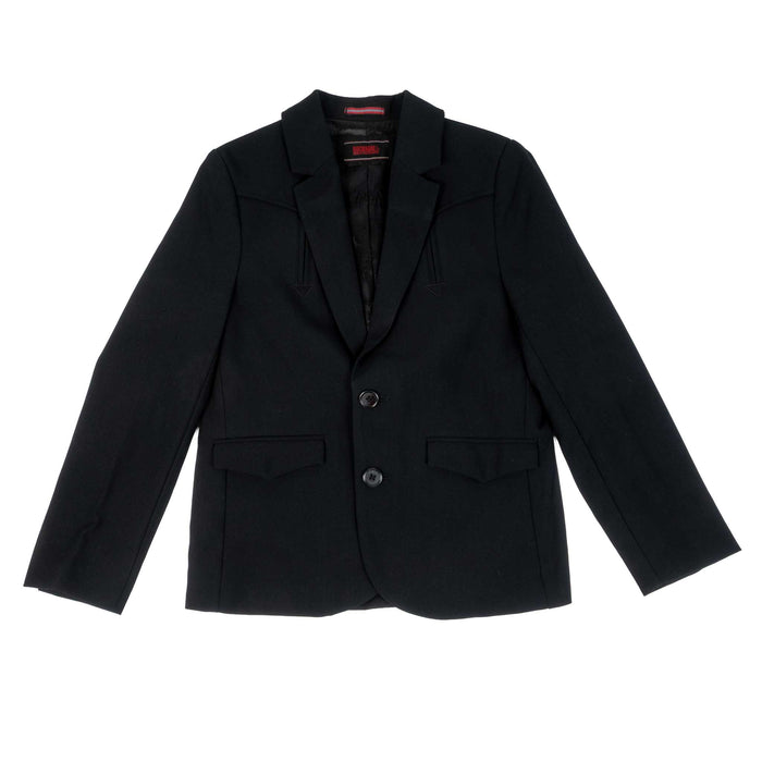 Rock & Roll Denim Boy's Black Western Sport Coat