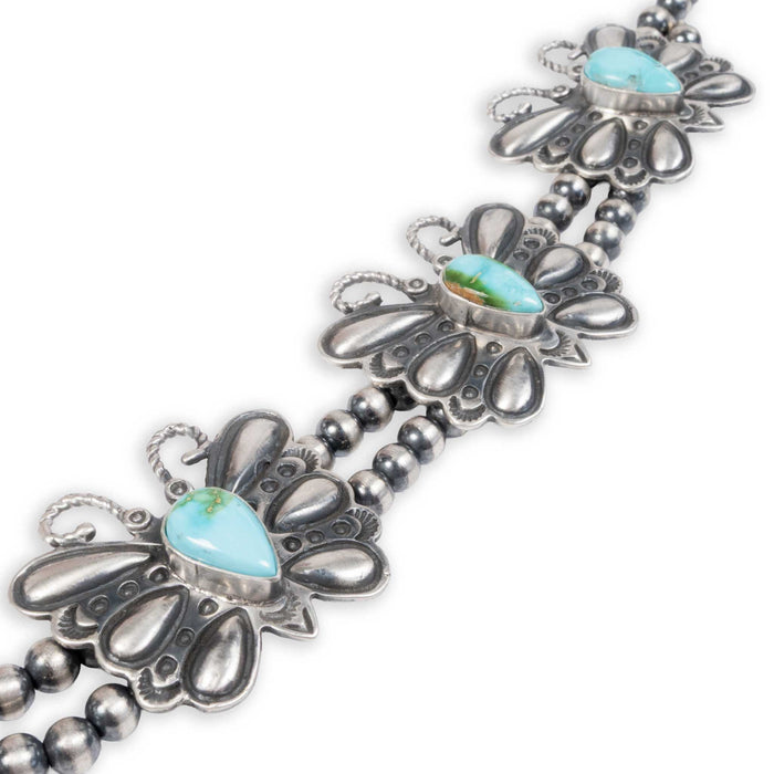 Ts'oysholo Squash Blossom and Earring Set