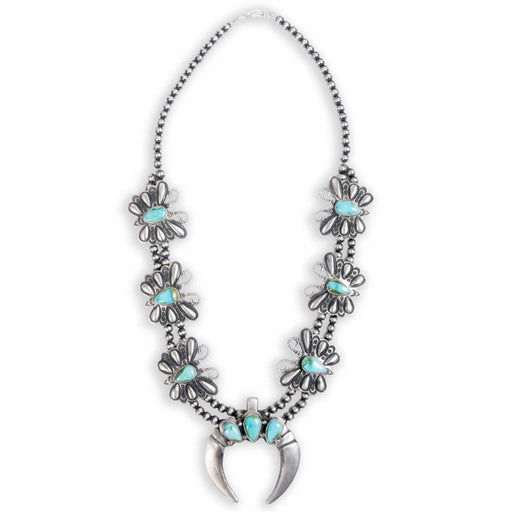 Ts'oysholo Squash Blossom and Earring Set WOMEN - Accessories - Jewelry - Jewelry Sets Al Zuni